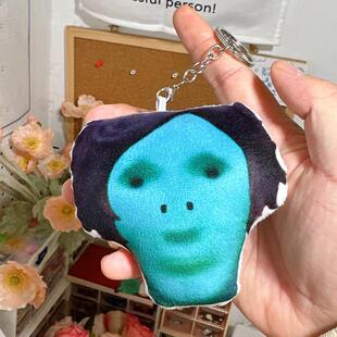 外星人抽象迷因搞笑挂件语音玩偶来图定制录音娃娃毛绒钥匙扣捏捏