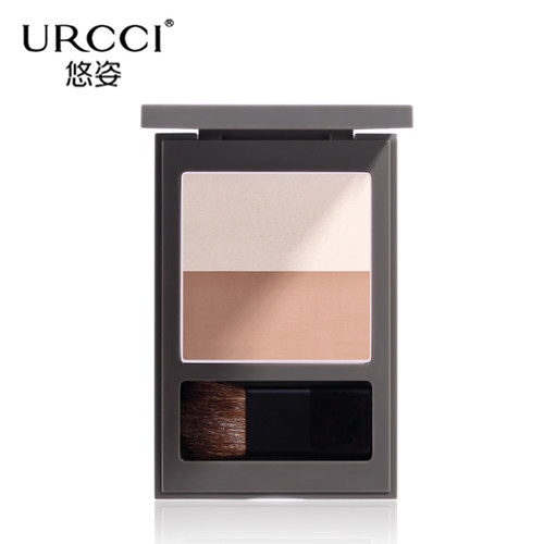 URCCI/悠姿悠姿光影修容粉饼双色修容粉阴影鼻高光两用一体盘小脸