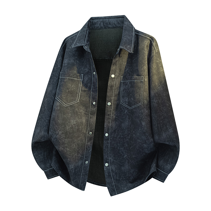 2025年秋季新款男士长袖大码衬衫