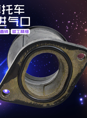 适用雅马哈TTR250越野摩托车TT250R配件化油器进气接头胶接口喉管