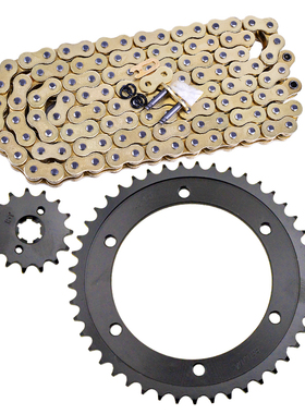 ASDL适用雅马哈小鹿小羚羊XT225 250大牙盘小齿轮428链条套链盘