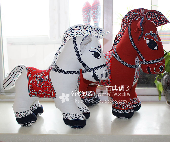 生肖吉祥物玩偶摆件工艺品包邮