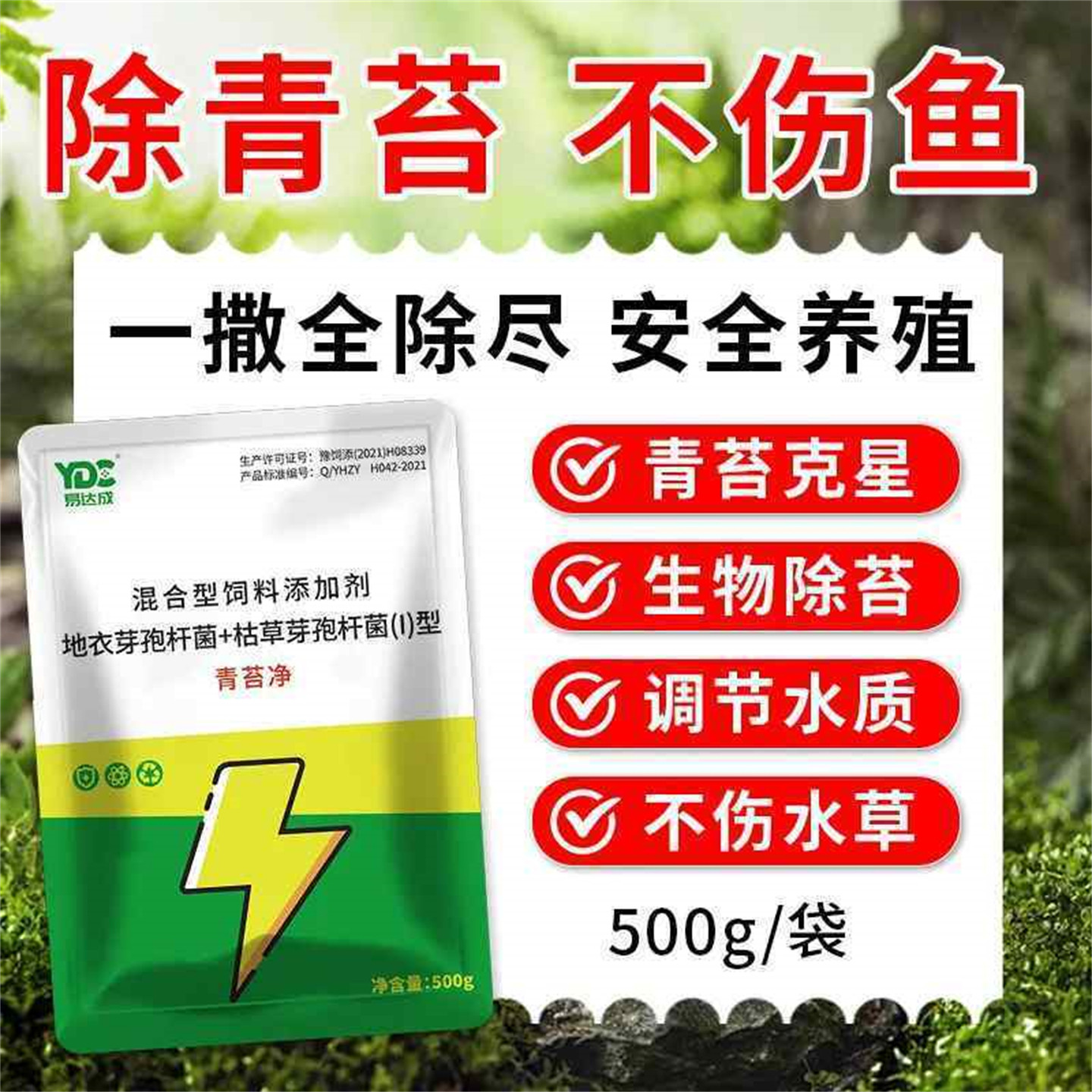 青苔净水产养殖池塘青苔速杀