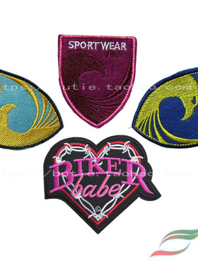 背胶刺绣布贴BIKER体育徽章鹰补丁贴A536校服贴花辅料绣花贴DIY