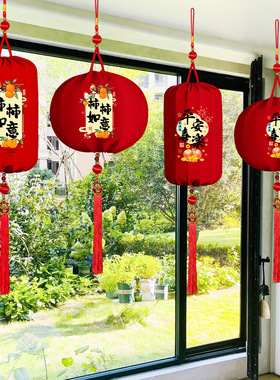 乔迁之喜装饰新居入宅红色灯笼2025新款大门口户外中秋节宫灯挂饰