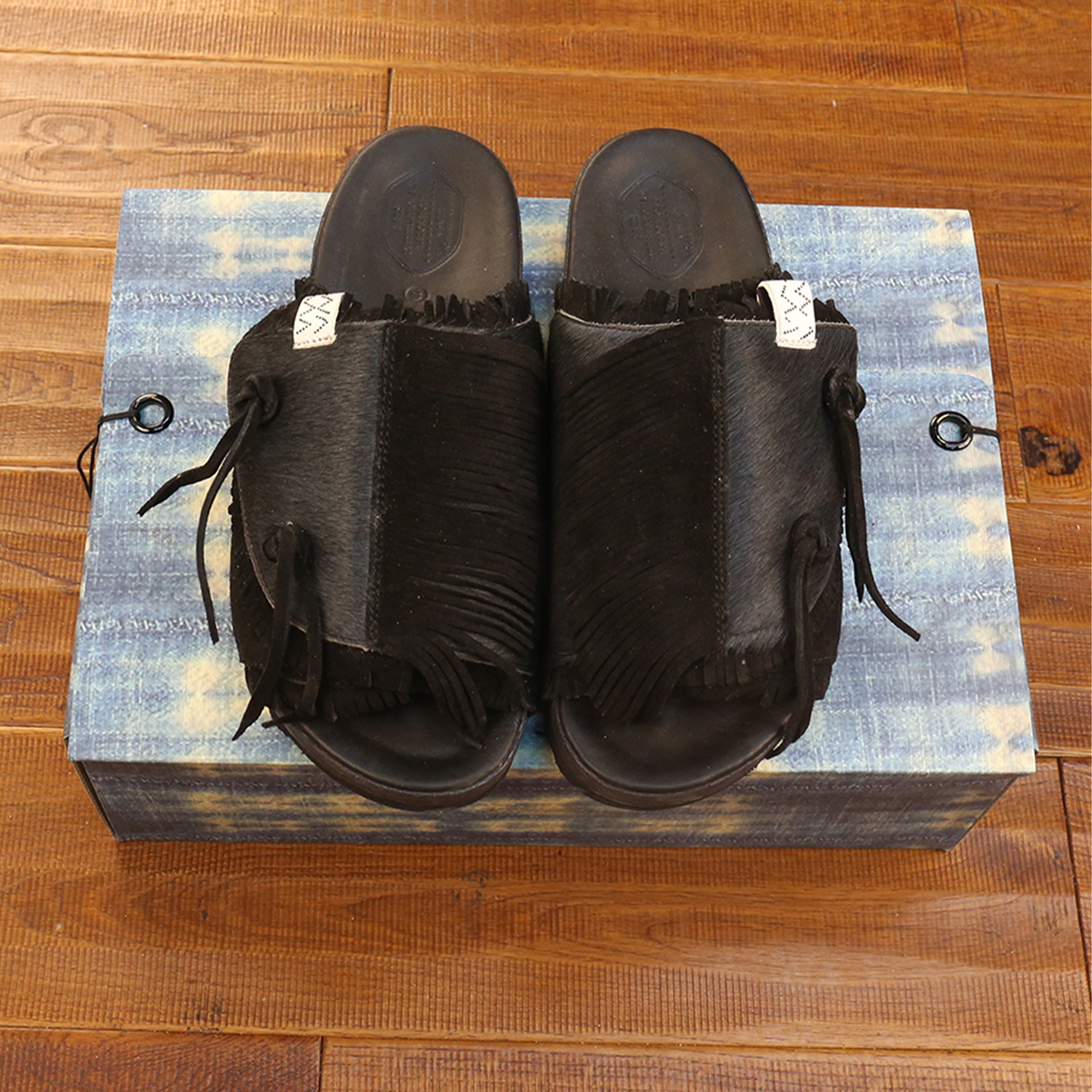 春夏流苏面包拖酷炫马毛拖鞋