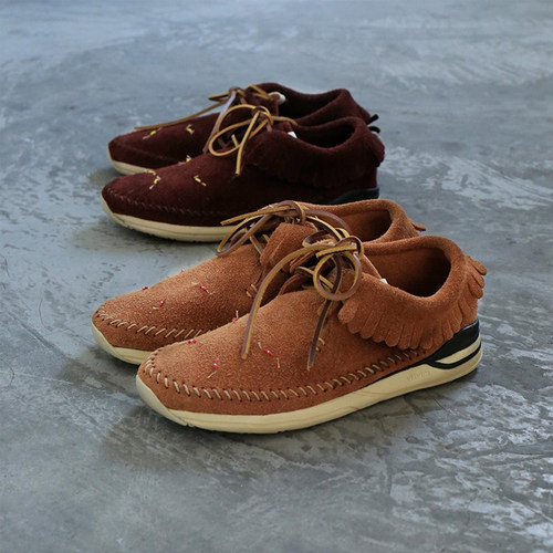 visvimunclegui系带串珠反绒皮
