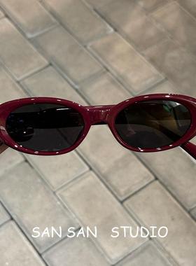 摩登复古小框防紫外线潮流墨镜