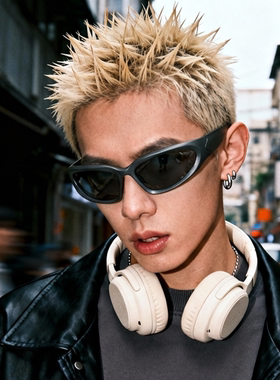 大框经典黑框墨镜街拍高级感个性气质潮流时尚防紫外线大脸太阳镜