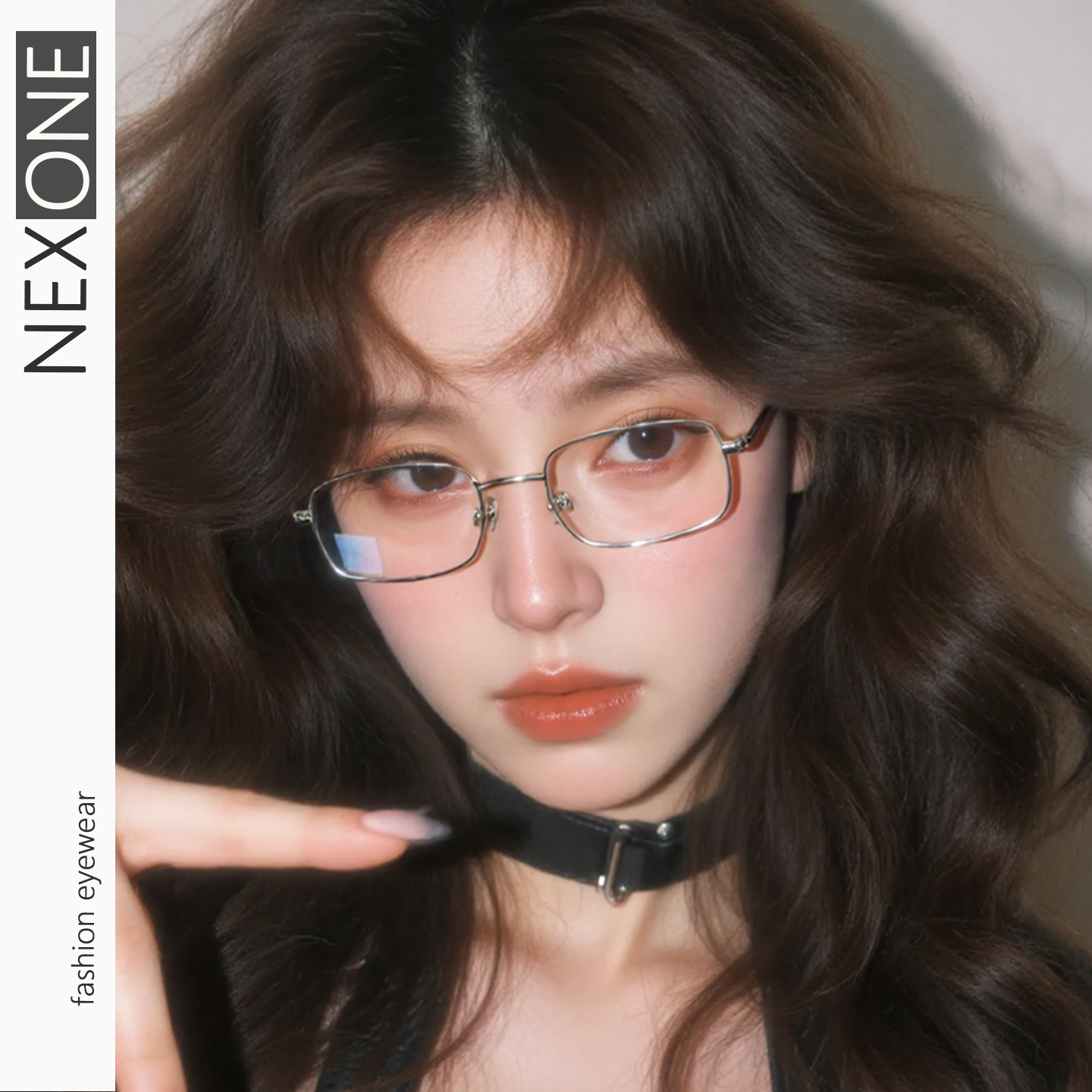 金属小方框细边复古镜框