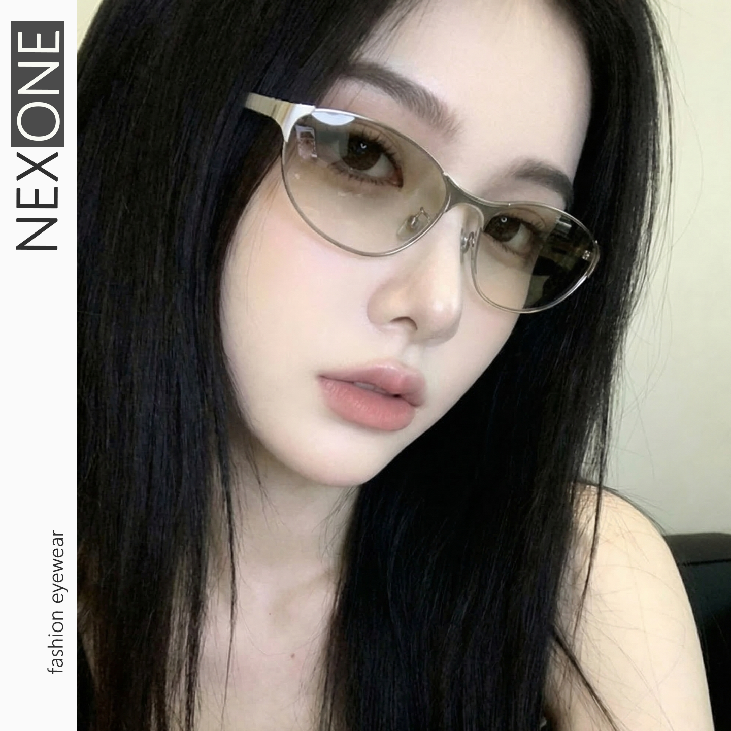 银框渐变猫眼老钱风显瘦太阳镜