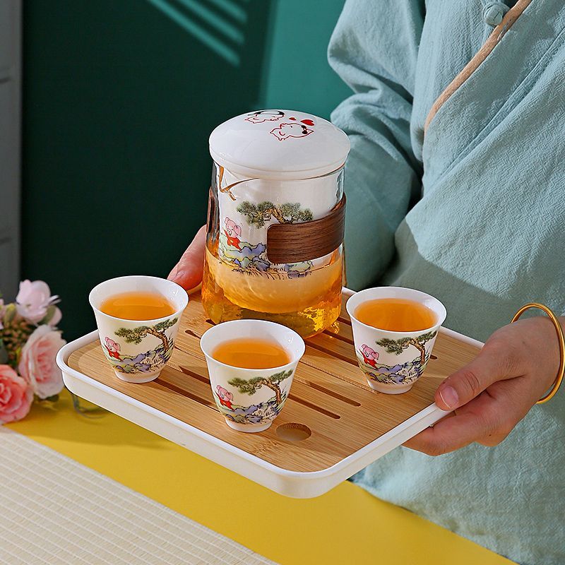 旅行茶具套装快客杯精致漂亮便携式一人专用户外办公室泡茶壶高档