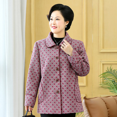 200斤秋冬女装特体胖妈妈外套