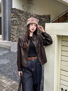 百搭显瘦蛋白皮衣加棉加厚宽松外套女短款 时尚 上衣潮 新款 2025冬季