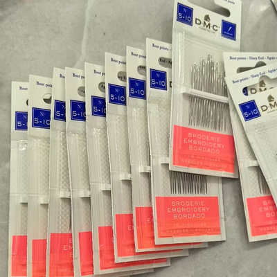 胖妈强烈推荐进口dmc手缝针不扎手羊绒大衣手缝针5-10号