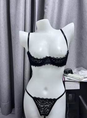 欧美女士内衣半托式蕾丝文胸辣妹高级情侣激情诱惑文胸套装