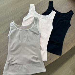 塑身款 女士家居背心 中大童可穿女背心打底 一机成型 发2件