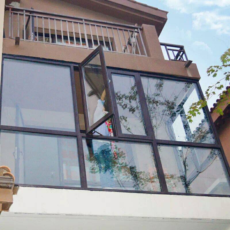 盐城市断桥铝门窗奋安品牌铝合金封阳台阳光房断桥铝门窗