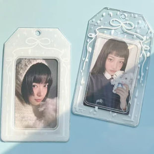 御守卡套定制pvc樱花透明四叶草小卡门禁谷美创意中国风高级挂件