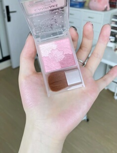 【现货】娇嫩嫩的16岁女高 |日本CANMAKE井田砍妹多色花瓣腮红b02