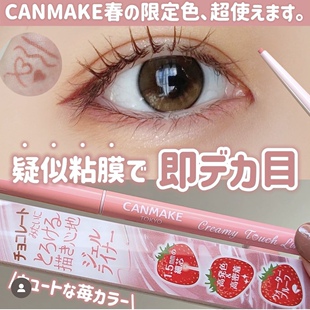 【现货】霸总小说里眼角微红的眼线胶笔|日本CANMAKE井田1314限定