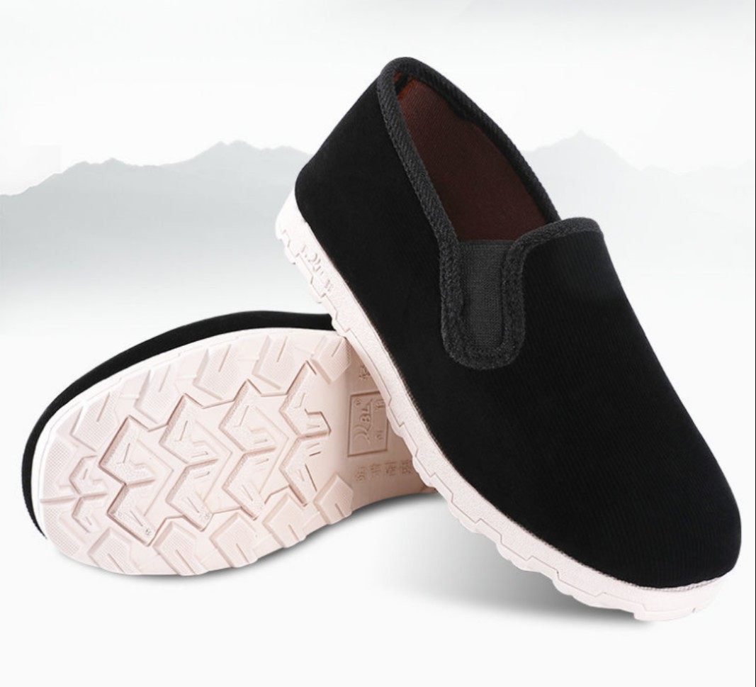 手工松紧布鞋老北京中老年防滑女士透气舒适一脚蹬男士爸爸单布鞋,流行男鞋,布鞋,淘宝优惠券,粉丝福利购,淘宝优惠卷