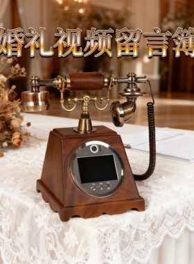 2K视频留言簿128G婚礼聚会生日纪念留言电话高清錄影錄音答錄機