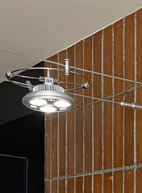 轨道走线灯店铺商用钢丝灯钢索灯高亮度AR111服装店餐厅超亮射灯