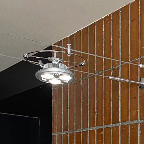 轨道钢丝轨道超亮服装店餐厅射灯
