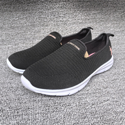 polo一脚蹬女子套脚懒人鞋运动鞋