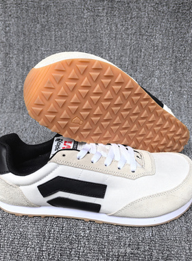 外单出口男女4E宽楦宽头加宽反毛皮拼接阿甘鞋防滑耐磨休闲运动鞋