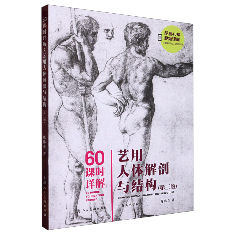 60课时详解--艺用人体解剖与结构(第3版)