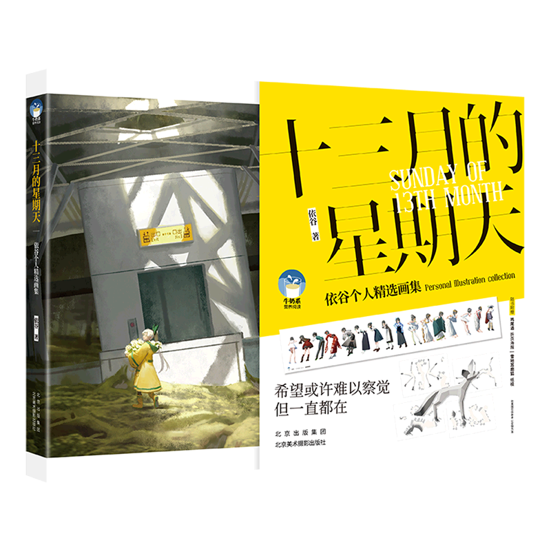 十三月的星期天依谷个人精选画集精装版 依谷 北京美术摄影出版社