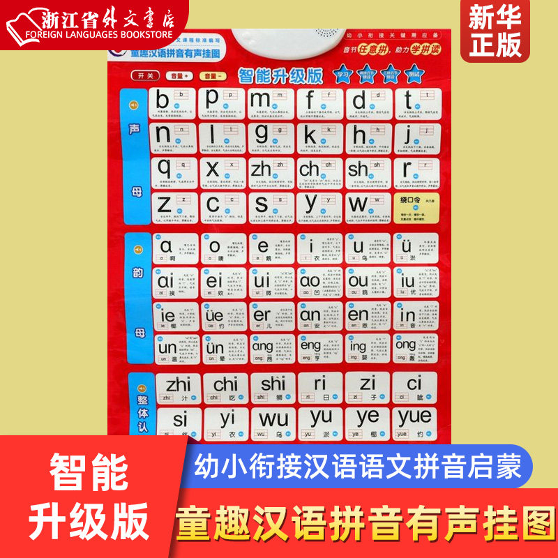 新华书店正版  童趣汉语拼音有声挂图(智能升级版)儿童拼音启蒙声母韵母学习挂图幼儿园宝宝幼小衔接汉语语文拼音启蒙挂图属于什么档次？