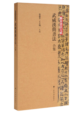 共5本 武威汉简书法合集 简帛书法大系 原帖简体旁注局部放大上海书画出版社