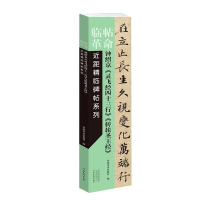 钟绍京灵飞经四十三行转轮圣王经 近距精临碑帖系列 临帖革命 河南美术出版社 书法篆刻 9787540152147新华正版