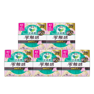 下拉享补贴百补花王乐而雅卫生巾零触感超薄日用组合82片