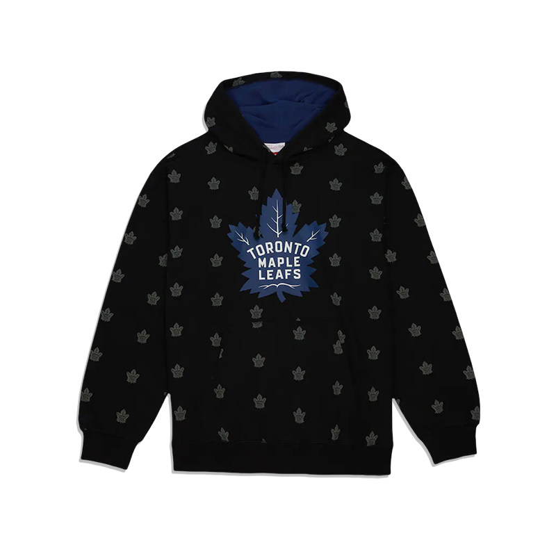 正品美潮 mitchell&ness X NHL多伦多枫叶联名街头抓绒卫衣