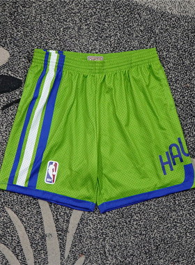 美潮街头 MITCHELL&NESS 亚特兰大老鹰联名70-71赛季复古篮球短裤