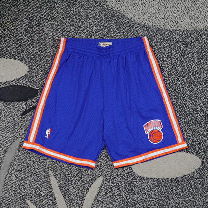 美潮街头 MITCHELL&NESS 纽约尼克斯联名91-92赛季复古篮球短裤