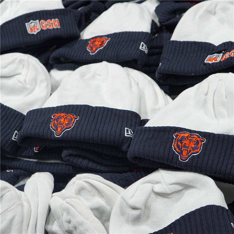 NE橄榄球街头休闲弹力毛线帽冷帽