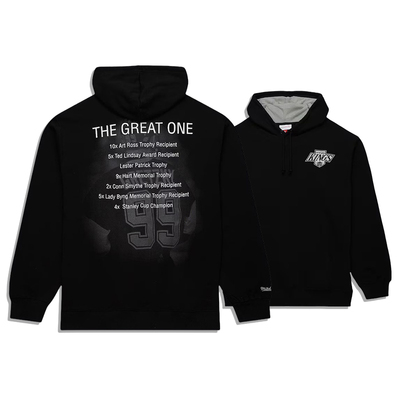 正品美潮 mitchell&ness X NHL洛杉矶国王队联名名人堂街头卫衣