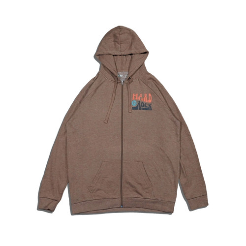 美潮街头休闲字母图案卡通印花宽松抓绒拉链开衫连帽卫衣