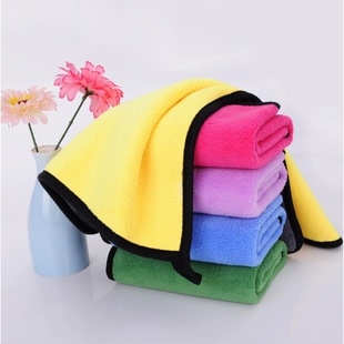 洗车毛巾加厚吸水汽车毛巾双面珊瑚绒加密抹布大号洗车毛布擦车巾