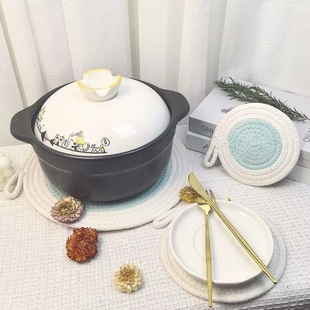 沙锅砂锅煲家用耐高温干烧汤锅煲慢炖陶瓷锅隔热垫汤锅 包邮