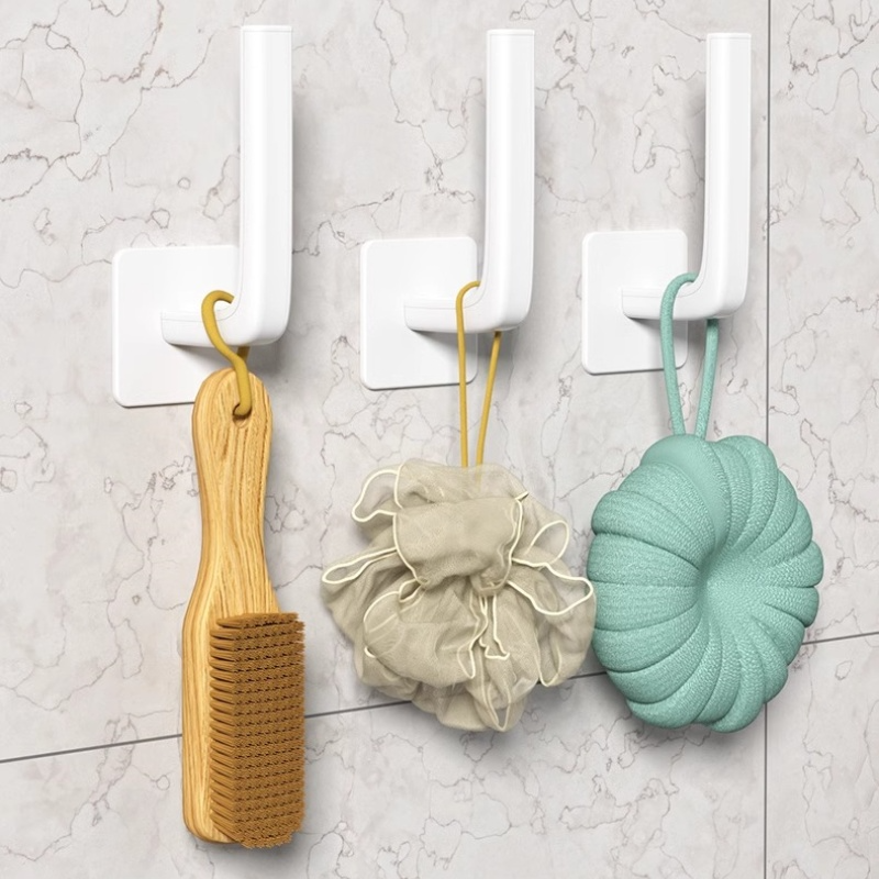 多功能L型挂钩免打孔挂架砧板锅盖架厨房置物架收纳架挂钩