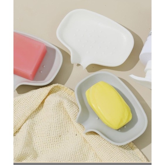 肥皂盒硅胶卫生间免打孔沥水香皂盒家用厨房置物架导流式排水皂托,家庭/个人清洁工具,皂盒,淘宝优惠券,粉丝福利购,淘宝优惠卷