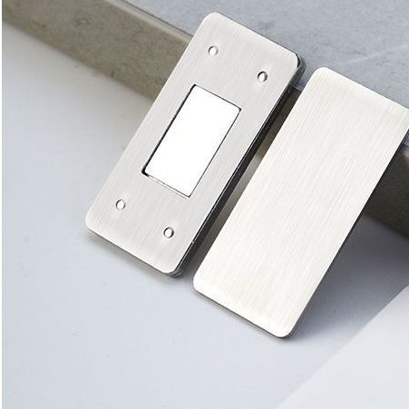 不锈钢隐形免打孔推拉门衣双磁铁移门柜吸强磁磁碰吸合器柜门磁吸