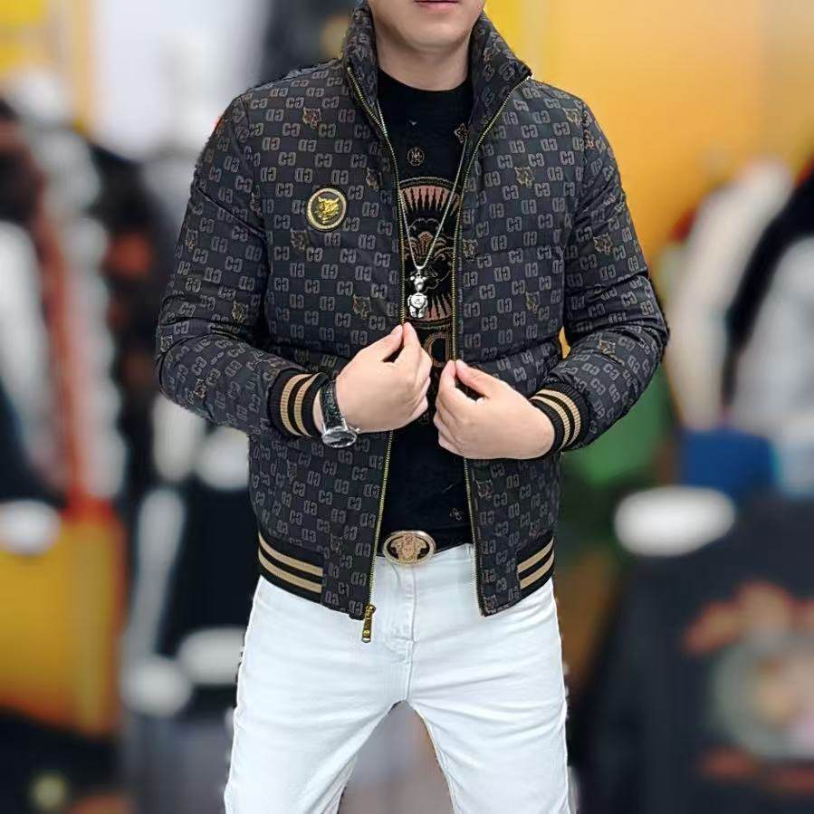 欧洲站冬季新款立领90白鸭绒轻薄羽绒服男时尚潮流虎头保暖外套,男装,羽绒服,淘宝优惠券,粉丝福利购,淘宝优惠卷