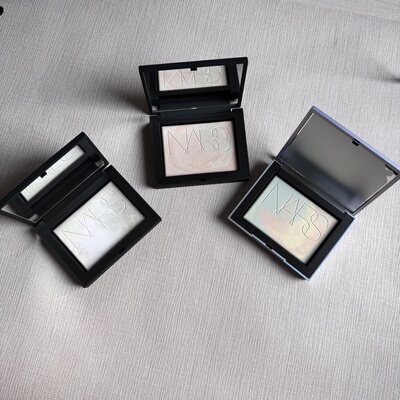 纳斯nars大白饼小样新色月光波/欧若拉/极昼散粉控油定妆持久蜜粉